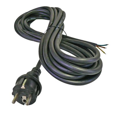 Flexo šňůra gumová 3x1,0mm2 5m černá GETI