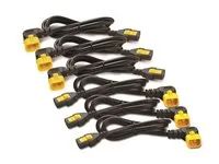 Elektrický kabel - power IEC 60320 C13 do IEC 60320 C14 - 10 A - 1.22 m - 90° konektor - černá - pro P/N: SCL500RMI1U, SCL500RMI1UC, SCL500RMI1UNC, SMTL1500RMI3UC, SMTL750RMI2UC