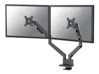 Montážní sada (kloubové rameno) - plný pohyb - pro 2 monitory - hliník - černá - velikost obrazovky: 17"-32" - upevnitelné na stůl