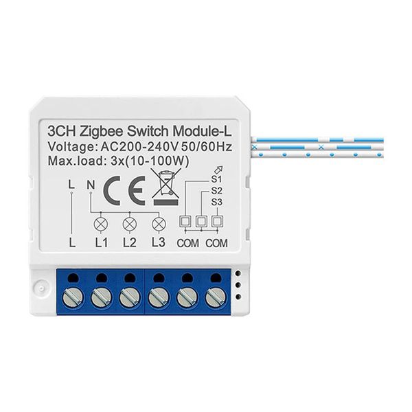 Smart Switch Module AVATTO LZSMW16-W3 ZigBee Tuya