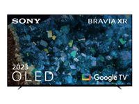 55" Třída úhlopříčky (54.6" zobrazitelný) - A80L Series OLED TV - digital signage - Smart TV - Google TV - 4K UHD (2160p) 3840 x 2160 - HDR - blikající rám - titanově černá
