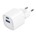 GEMBIRD TA-UC-PDQC20-W-01, Nabíječka, USB/USB-C