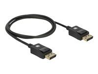 Delock Coaxial - Kabel obrazovky - DisplayPort (M) do DisplayPort (M) - DisplayPort 1.4 - 1 m - podpora 8K - cerná