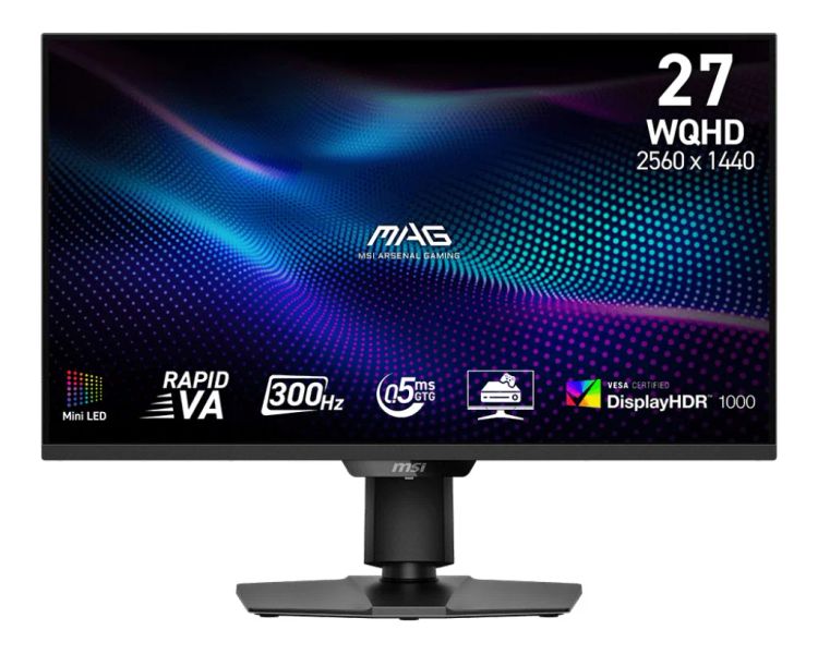 MSI MAG/274QPF X30MV/27"/VA/QHD/300Hz/0,5ms/Černá/3R