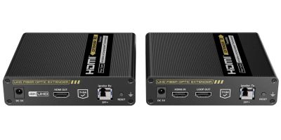 Optický HDMI extender 4K@60Hz 4:4:4 HDR, až 40km