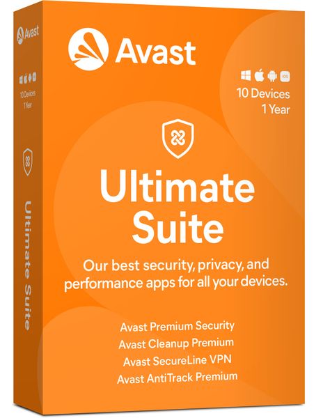 Renew AVAST Ultimate MD up to 10 connections 1Y