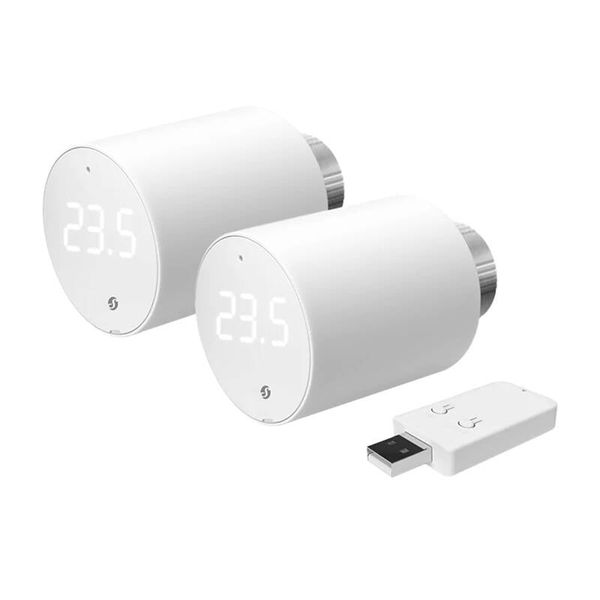 Inteligentní termostatická hlavice SHELLY BLU TRV WiFi, sada 2 ks