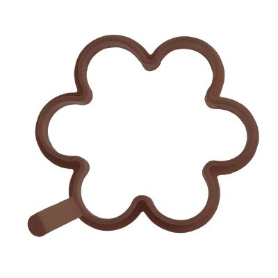 Forma na pečení lívanců/volských ok ORION Květ 11 cm Brown