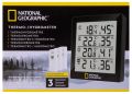 Thermohigrometr Bresser National Geographic 4 wyniki pomiarów, černá