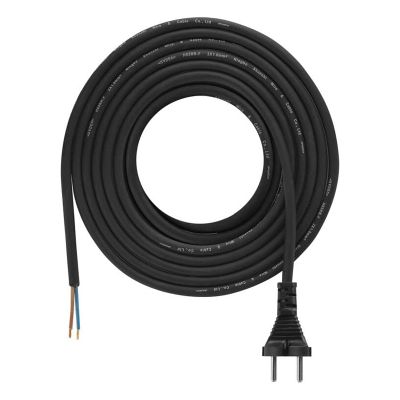 Flexo šňůra gumová 2x1,0mm2 5m černá EMOS S03050