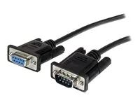 DB9 RS232 Serial Extension Cable - Male to Female Cable (MXT1002MBK) - Sériová prodlužovací šňůra - DB-9 (M) do DB-9 (F) - 2 m - černá - pro P/N: 1P3FPC-USB-SERIAL, IC232TTL, ICUSB2324I, ICUSB232D, ICUSB232V2, SV1108IPPWGB