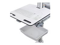 Sliding Worksurface - Vozík - pro LCD displej / PC vybavení - zdravotní - hliník, pozinkovaná ocel, vysoce kvalitní plast - velikost obrazovky: až 24"