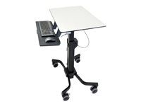 Vozík - Technologie konstantní síly - pro notebook / klávesnice / myš - ocel, phenolic composite, vysoce kvalitní plast - tuhově šedý