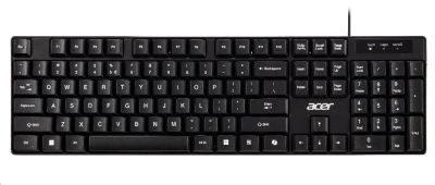 Acer AKW100/Drátové USB-A/CZ-SK layout/Černá
