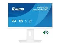iiyama ProLite XUB2293HSU-W7 - LED monitor - 22" (21.5" zobrazitelný) - 1920 x 1080 Full HD (1080p) @ 100 Hz - IPS - 250 cd/m² - 1000:1 - 1 ms - HDMI, DisplayPort - reproduktory - bílá, matná