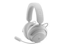 Náhlavní souprava - plná velikost - Bluetooth / 2,4 GHz radiová frekvence - bezdrátový, kabelové - odstranění šumu - USB-C - lunar light