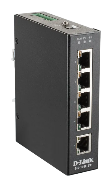 D-Link DIS-100E-5W Industrial 5 port Unmng switch