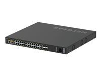 Přepínač - L3 - řízený - 24 x 10/100/1000 (PoE+) + 2 x 10/100/1000 + 4 x 1 Gigabit / 10 Gigabit SFP+ - proudění vzduchu ze strany na stranu - Lze montovat do rozvaděče - PoE+ (480 W)