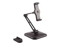 Portable Tablet Stand w/ Optional Wallmount Base - Adjustable Pivoting Tablet Stand (ARMTBLTDT) - Montážní sada (montážní deska pro umístění na zdi, základna stojanu, tlačítko, kryt základny) - nastavitelné rameno - pro tablet - plast, hliník - velikost obrazovky: 4.7"-12.9" - montáž na stěnu - pro P/N: DK30CHPH, STSCART