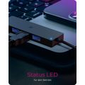 RAIDSONIC ICY BOX USB Hub, 4port, USB A+C/ 4x USB A