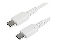 Heavy Duty and Rugged - USB kabel - USB-C (M) rovné do USB-C (M) rovné - Thunderbolt 3 / USB 2.0 - 1 m - bílá
