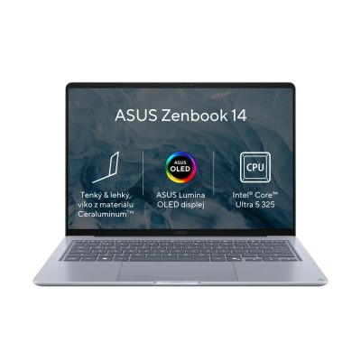 ASUS Zenbook 14/UX3480AA-OLED010W/U5-325/14''/WUXGA/16GB/512GB/Intel int/W11H/Blue/2R