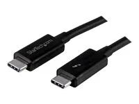 Kabel Thunderbolt - USB-C (M) do USB-C (M) - Thunderbolt 3 / USB / DisplayPort - 1 m - černá - pro P/N: CDP2HDUACP, CDP2HDUACPW, PEXUSB321C