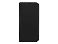 Pouzdro s klopou pro mobilní telefon - polyuretan (PU), plast - černá - pro Apple iPhone 14 Pro