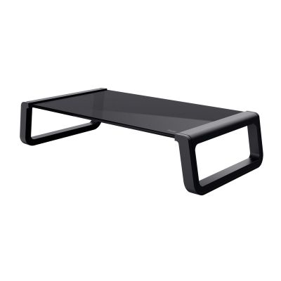 Trust monta glass monitor stand blk