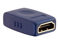 Spojka HDMI - HDMI se zdířkami (female) do HDMI se zdířkami (female) - modrá