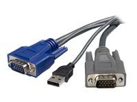1.8m Ultra-Thin USB VGA 2-in-1 KVM Cable - SVUSBVGA6