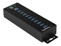 Windows/macOS/Linux (HB30A10AME) - Rozbočovač - 10 x USB 3.2 Gen 1 - lze montovat na konzolu DIN, pro připevnění na zeď - kompatibilní s TAA - pro P/N: ITB20D3250