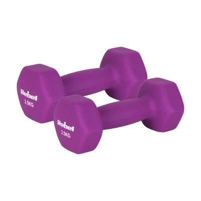 Sada litinových a neoprenových činek HEX REBEL RBA-2330-2,5 2x2,5kg