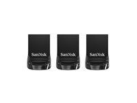 Jednotka USB flash - 32 GB - USB 3.1 - černá (balení 3)