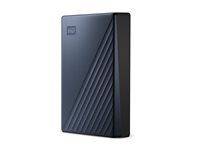 Pevný disk - šifrovaný - 6 TB - externí (přenosný) - USB 3.2 Gen 1 (USB-C konektor) - AES 256 bitů - modrá