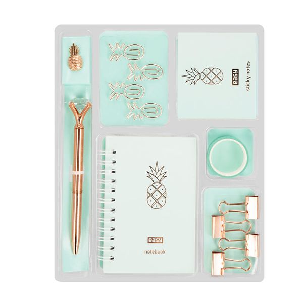 Dárková sada kancelářských potřeb EASY Pineapple Set