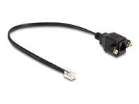 Cable RJ10 plug to RJ10 jack for install