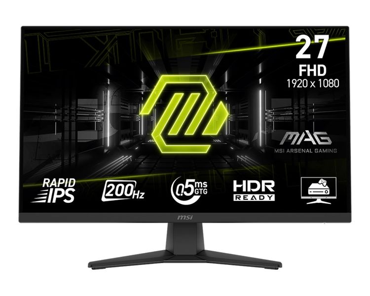 MSI MAG/272F/27"/IPS/FHD/200Hz/0,5ms/Černá/3R