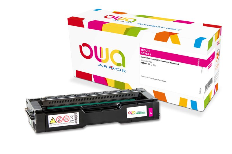 OWA Armor toner kompatibilní s RICOH 407545, 1600st, červená/magenta