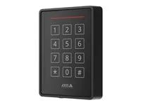 Axis A4131-E Reader - RFID ctecka proximity karet/klávesnice - kabelové - cerná, NCS S 9000-N