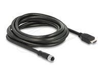 M12 Cable A-coded 17 pin female to HDMI
