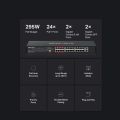 MERCUSYS MS126CP, 24-Port 1 Gbps Rack Switch