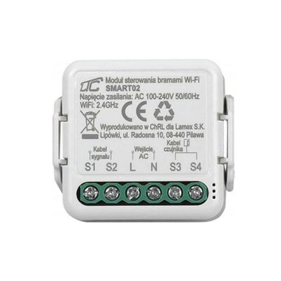 Chytrý ovladač garážových vrat LTC SMART02 WiFi Tuya