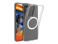 Zadní kryt pro mobilní telefon - kompatibilita s MagSafe - plast - průsvitná - pro Samsung Galaxy S25 Edge