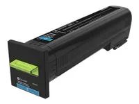 Azurová - originální - kazeta s barvivem LCCP, Lexmark Corporate - pro Lexmark CS820, CX820, CX825, CX860