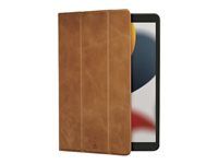 Pouzdro s klopou pro tablet - tri-fold - kůže full-grain - bronz - 10.2" - pro Apple 10.2-inch iPad Wi-Fi, Wi-Fi + Cellular