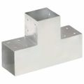 vidaXL Trámové spojky 4 ks v tvare T 101x101 mm pozinkovaný kov