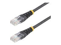 15m Cat5e Black Molded Cat5e Patch Cable - M45PAT15MBK