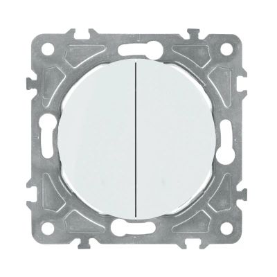 Spínač ELECTROMALT OVAL OVA1009W bílý
