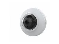 Síťová bezpečnostní kamera - kupole - odolná proti vandalům a vodě - barevný (Den a noc) - 8 MP - 3840 x 2160 - objektiv fixed iris - pevné ohnisko - audio - LAN 10/100 - MJPEG, H.264, H.265, MPEG-H Part 2, MPEG-4 Part 10, AVC, HEVC - PoE Class 2
